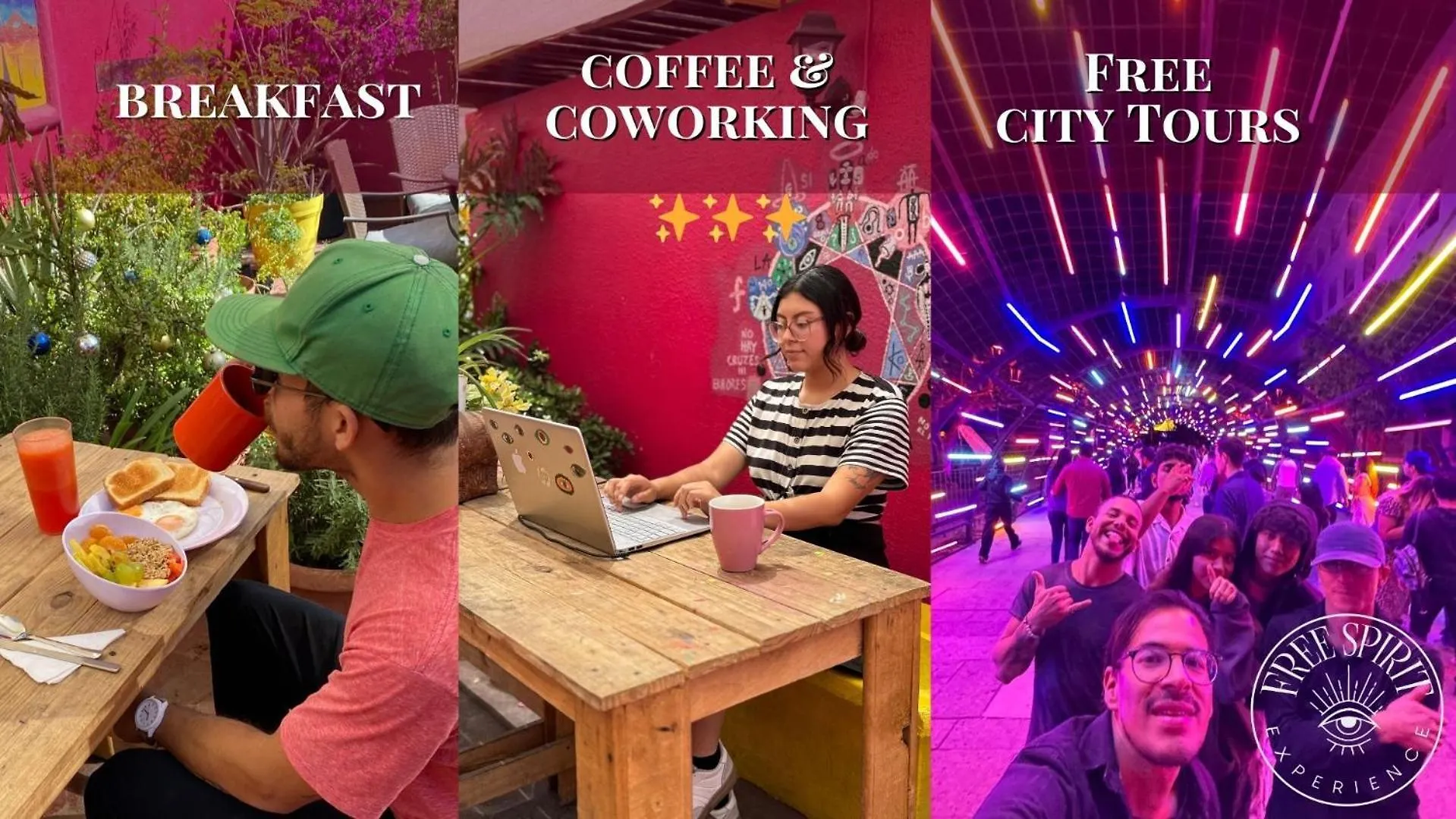 ** Gasthuis Free Spirit Hostel Guadalajara Mexico
